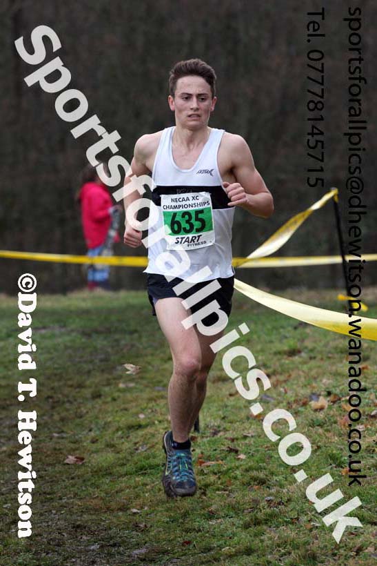 Mens under-20s North Eastern Cross Country, Aykley Heads, Durham. Photo: David T. Hewitson/Sports for All Pics